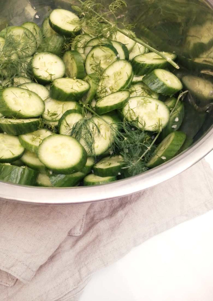 Pepino Agridulce con Eneldo
