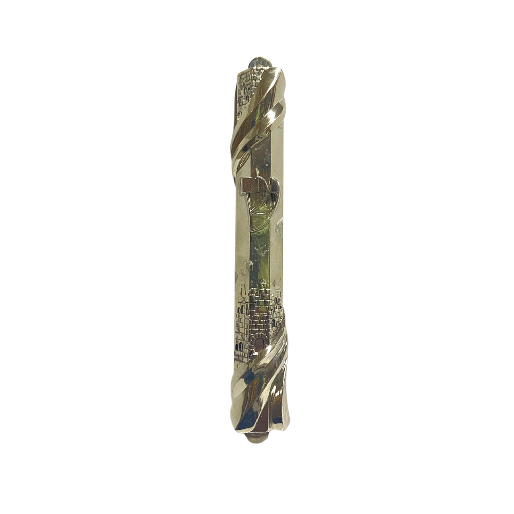 CAJA DE MEZUZAH METALICA 12 CM