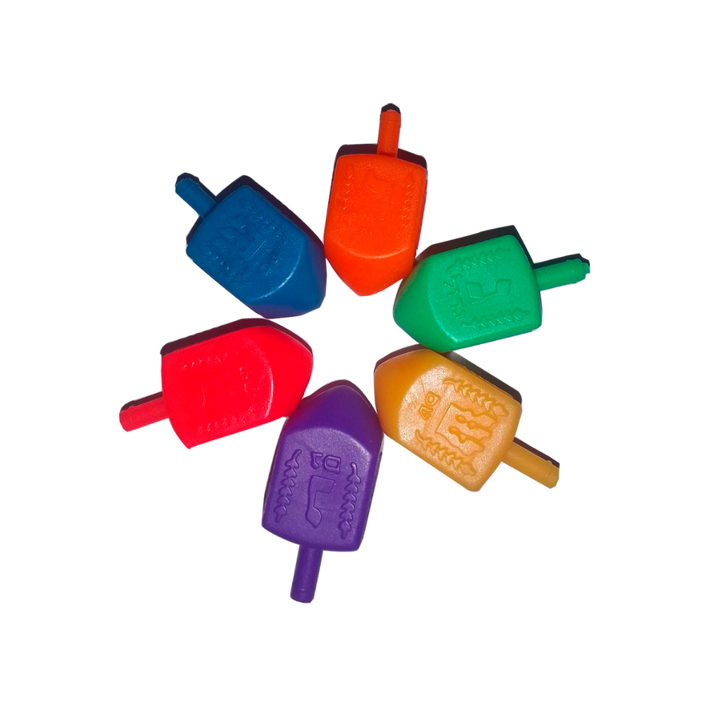 DREIDELS PLASTICOS PEQUEÑOS SURTIDOS