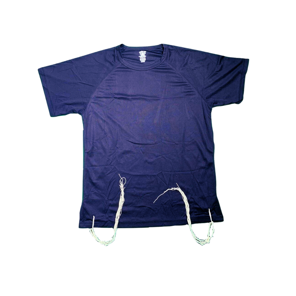 TZITZI CON MANGAS AZUL TALLA M