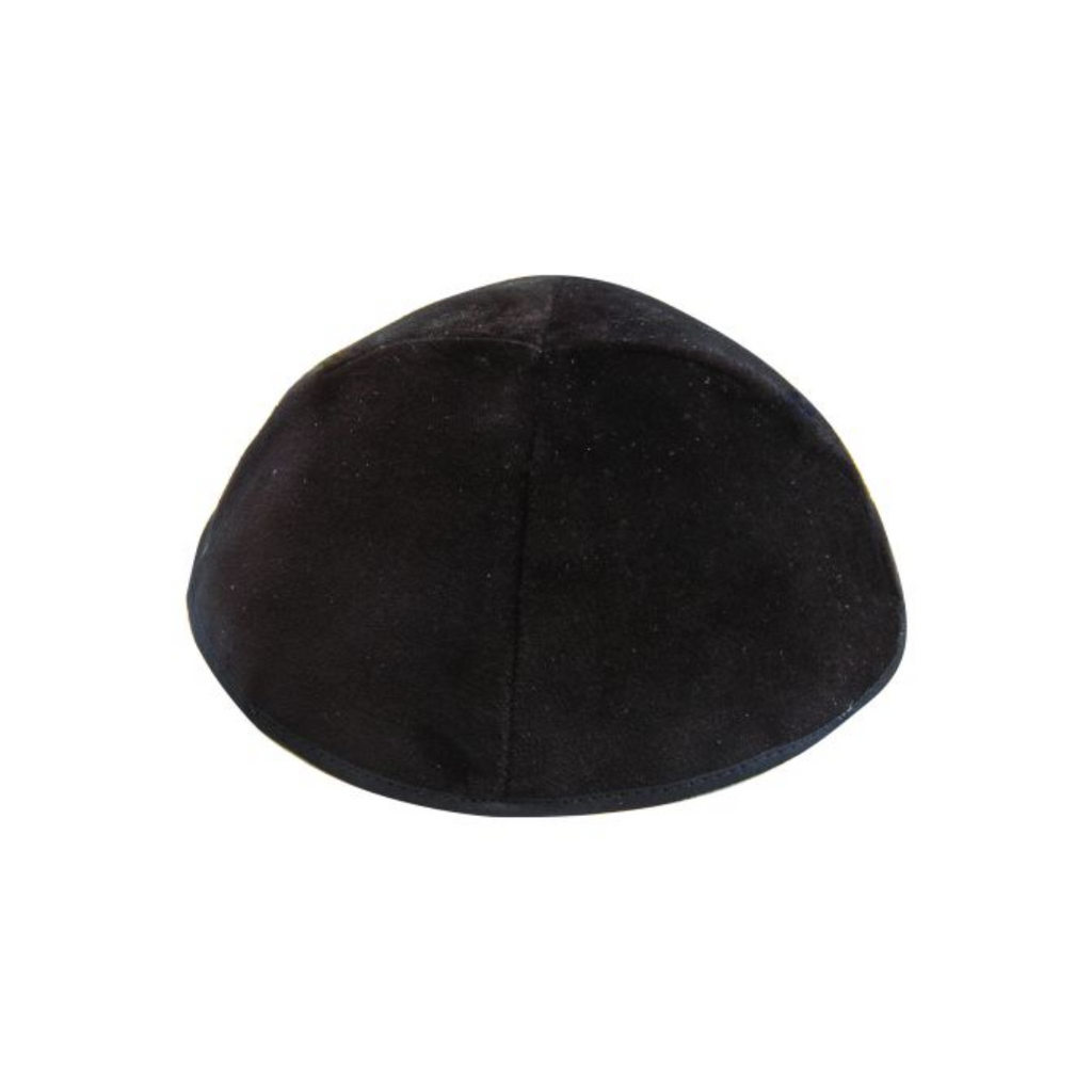 KIPPAH DE GAMUZA 4 PARTES TALLA 8