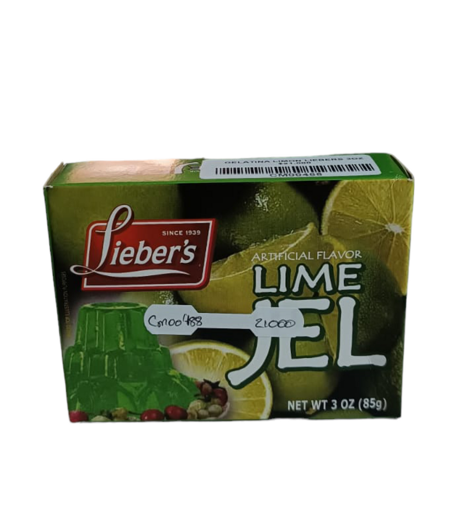 GELATINA LIMÓN LIEBERS 3oz