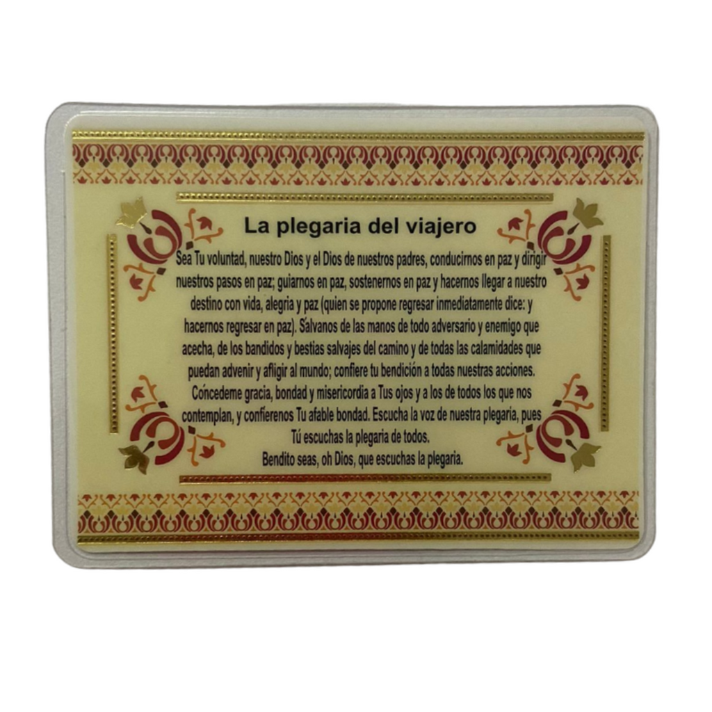 PLEGARIA DEL VIAJERO