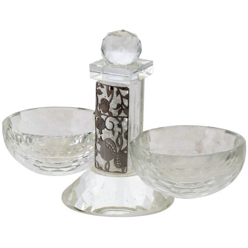 RECIPIENTE DE CRISTAL AGUA Y SAL