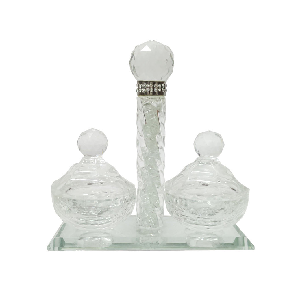 RECIPIENTE DE AGUA Y SAL CON TAPA