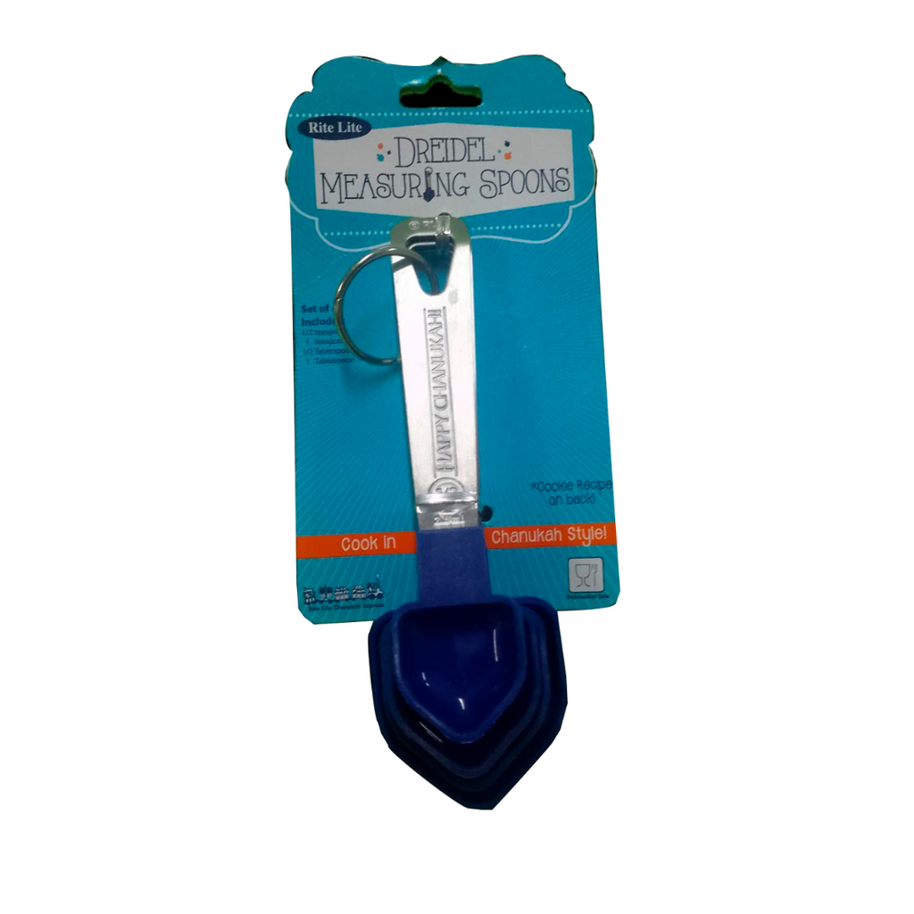 CUCHARAS MEDIDIDORAS EN FORMA DE DREIDEL